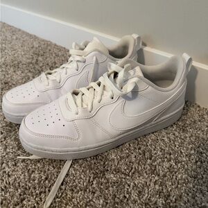 Nike Mesh White Athletic Shoes